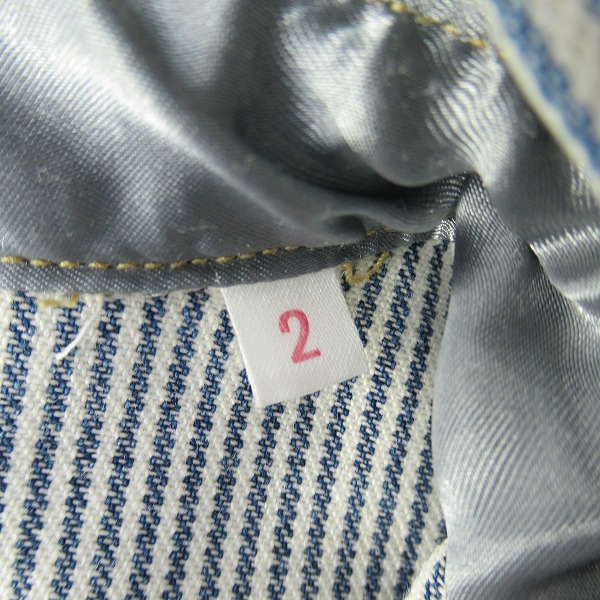 実際に弊社で買取させて頂いたBLUE BLUE/ブルーブルー ウエスタン ストライプシャツ /2の画像 3枚目