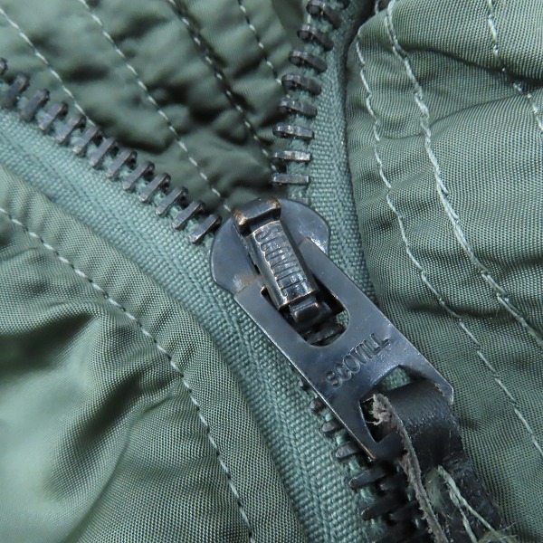 実際に弊社で買取させて頂いたALPHA INDUSTRIES/アルファ インダストリーズ N-2B ミリタリー フライトジャケット MIL-J-6278F/Mの画像 7枚目