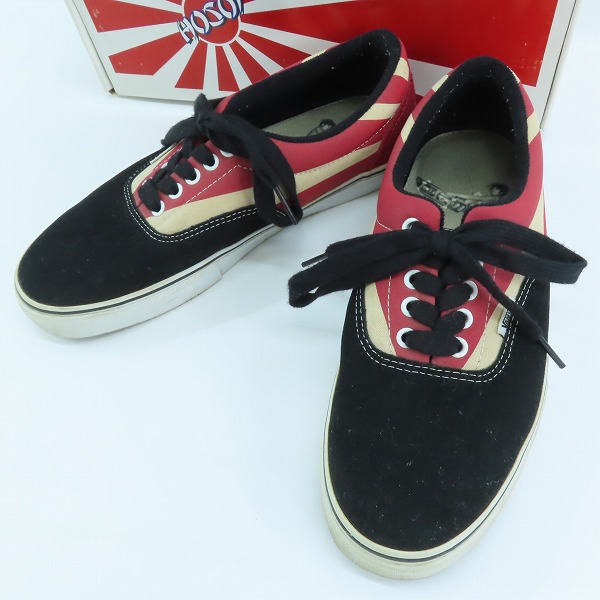 実際に弊社で買取させて頂いたVANS/バンズ HOSOI RISING SUN/ホソイ ライジングサン ERA/エラ SK8-Hi スエードスニーカー/28