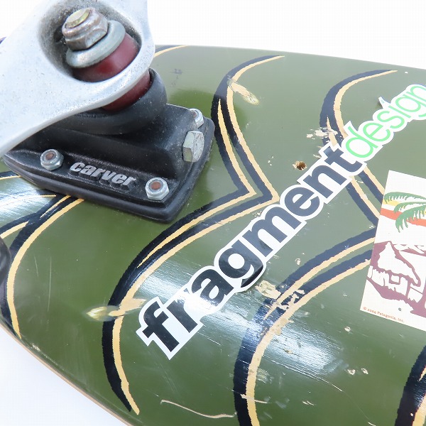 実際に弊社で買取させて頂いたCarver/カーバー Laird Hamilton TIKI サーフスケート/スケートボード コンプリートデッキ の画像 9枚目