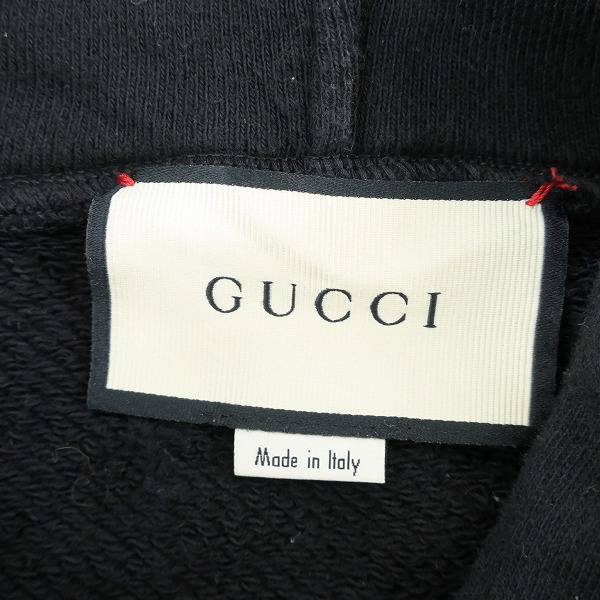 実際に弊社で買取させて頂いたGucci/グッチ 18AW インターロッキングG プルオーバーパーカー 475374 X3Q25/XLの画像 2枚目