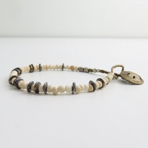 実際に弊社で買取させて頂いた(1)AMP JAPAN/アンプジャパン Coconut Beads Bracelet/ココナッツ ビーズ ブレスレットの画像 4枚目