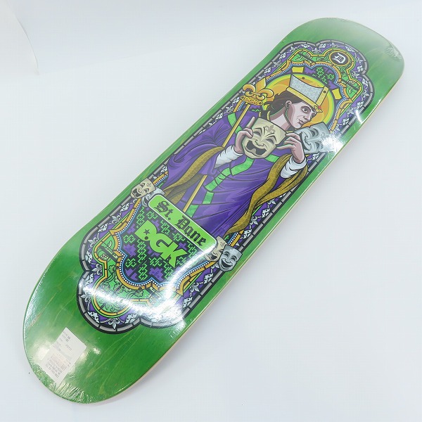 実際に弊社で買取させて頂いた【未開封】DGK/ディージーケー Dane Ghetto Disciples 7.8 Deck Green スケートボード デッキ