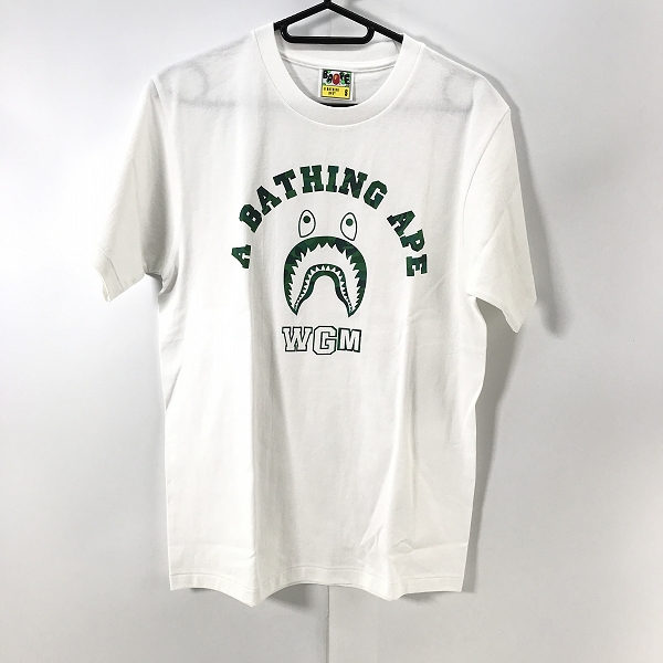 実際に弊社で買取させて頂いたA BATHING APE/アベイジングエイプ SHARK HOODIE 20周年 SHIBUYA SHARK COLLEGE TEE/シャークTシャツ/S