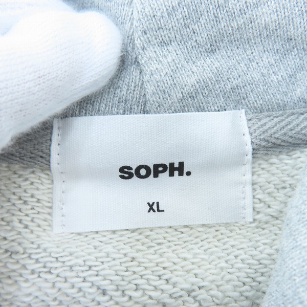 実際に弊社で買取させて頂いた(1)【未使用】SOPHNET./ソフネット DAZN with YOICHIRO UCHIDA SHINJI ONO/小野伸二 HOODIE SOPH-240108/XLの画像 2枚目
