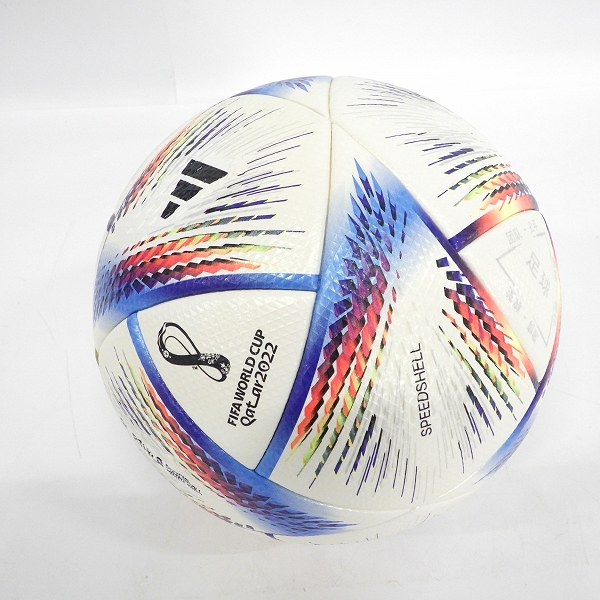 実際に弊社で買取させて頂いたadidas/アディダス アル・リフラ プロ5号 カタールワールドカップ 公式試合球 サッカーボールの画像 2枚目