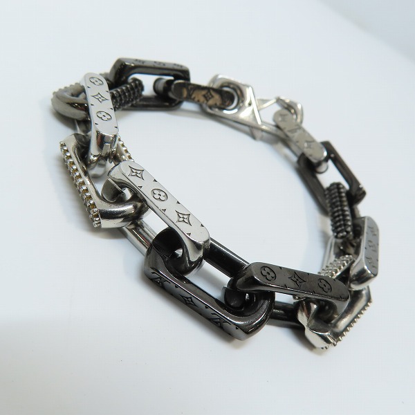 実際に弊社で買取させて頂いたLouis Vuitton/ルイヴィトン ブレスレット モノグラム チェーン ラインストーン M1205M