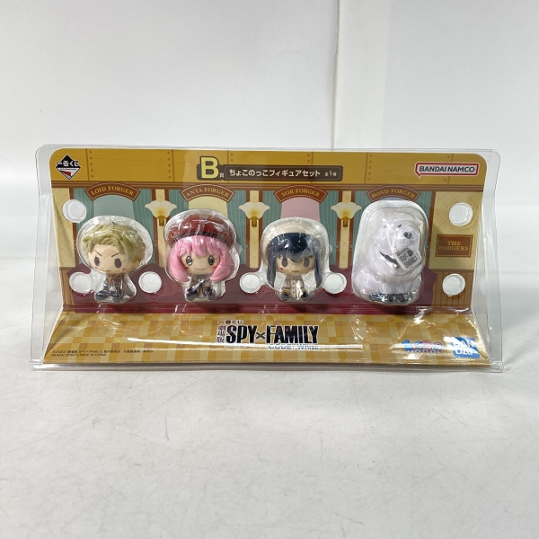 実際に弊社で買取させて頂いた【未開封】一番くじ SPY×FAMILY/スパイファミリー A賞/B賞 ちょこのっこフィギュアセット 2点セットの画像 3枚目