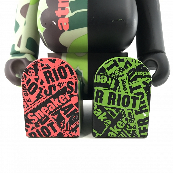 実際に弊社で買取させて頂いたMEDICOM TOY/メディコムトイ WIND AND SEA×atmos×BE@RBRICK/ウィンダンシー×アトモス×ベアブリック 400%の画像 6枚目