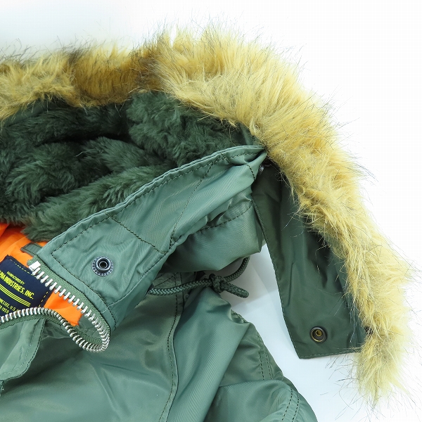 実際に弊社で買取させて頂いたALPHA INDUSTRIES/アルファインダストリーズ N-3B フライトジャケット MIL-J-6279/Sの画像 8枚目