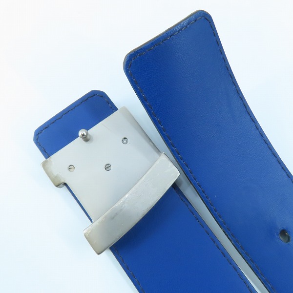 実際に弊社で買取させて頂いたLOUIS VUITTON/ルイヴィトン レザー サンチュール イニシャルLV ベルト M9125/95/38の画像 2枚目