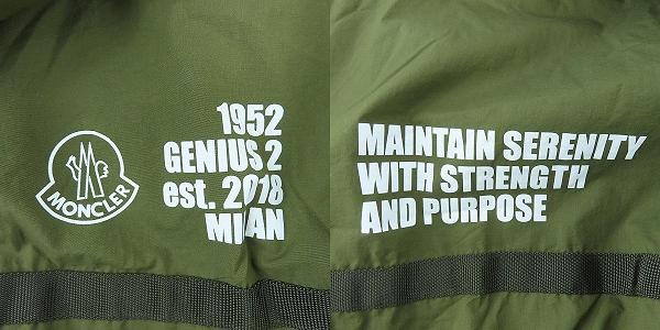 実際に弊社で買取させて頂いた【JPタグ】MONCLER GENIUS/モンクレールジーニアス ORKHON/ナイロンジャケット/ブルゾン G10921A71210/4の画像 6枚目