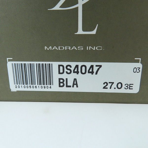 実際に弊社で買取させて頂いたMADRAS MDL/マドラス レザー ビジネス シューズ DS4047/27の画像 9枚目