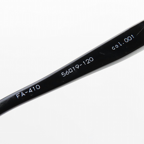 実際に弊社で買取させて頂いたFACTORY/ファクトリー900 度入り メガネフレーム/アイウェア FA-410の画像 6枚目