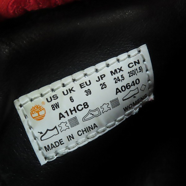 実際に弊社で買取させて頂いたTimberland/ティンバーランド 6インチブーツ TB0A1HC8/25.0の画像 5枚目