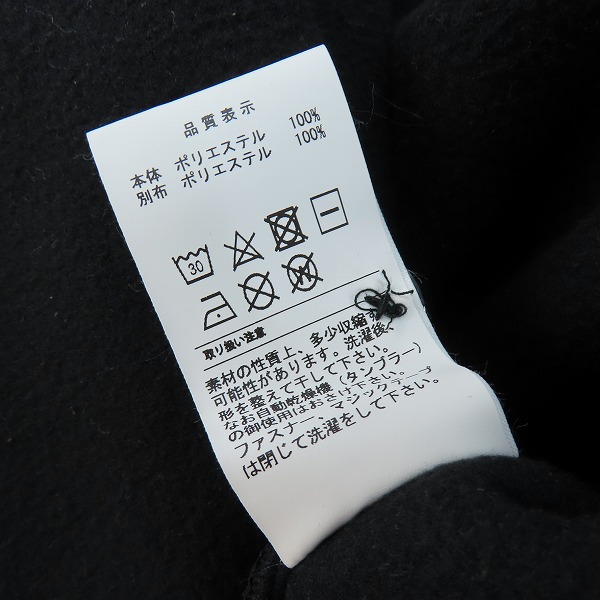 実際に弊社で買取させて頂いたDESCENDANT/ディセンダント胸刺繍 ジップアップ フリースジャケット 2の画像 3枚目