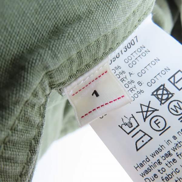 実際に弊社で買取させて頂いたVISVIM/ビズビム BICKLE JKT ミリタリージャケット 0118405013007/1の画像 3枚目