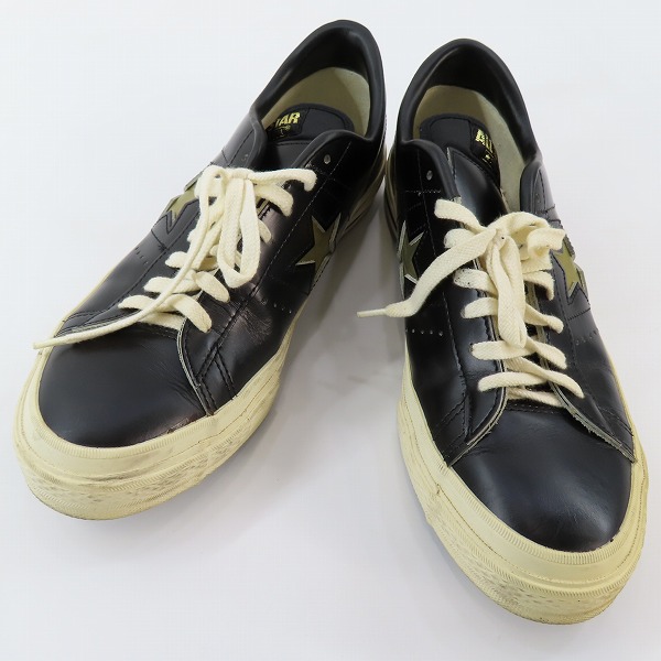 実際に弊社で買取させて頂いたCONVERSE/コンバース 90s ヴィンテージ 日本製 ONE STAR/ワンスター ゴールドスター レザー スニーカー/8.5