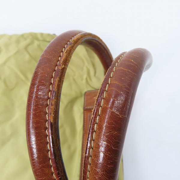 実際に弊社で買取させて頂いたFelisi/フェリージ ナイロン レザーハンドル トートバッグの画像 9枚目