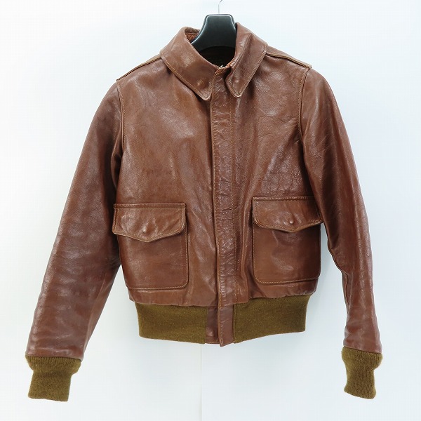 実際に弊社で買取させて頂いたBUZZ RICKSON'S/バズリクソンズ TYPE A-2 フライトジャケット ROUGH WEAR 実名復刻 BR80253 34