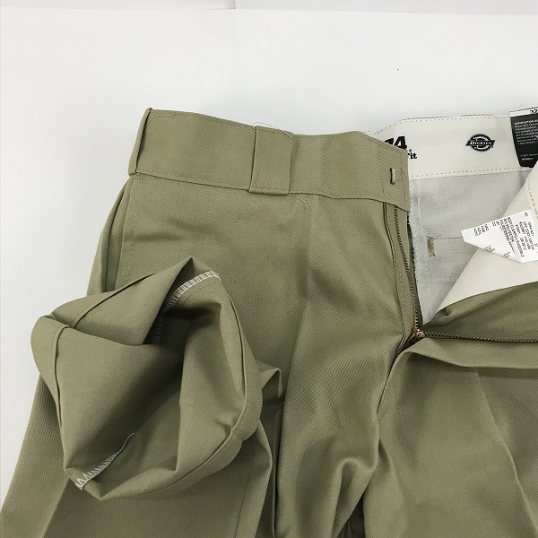 実際に弊社で買取させて頂いた【未使用】Dickies/ディッキーズ ワークパンツ/チノパン カーキ 874KH 32×30の画像 4枚目