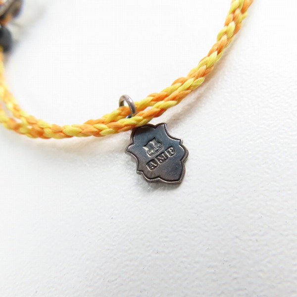 実際に弊社で買取させて頂いたAMP JAPAN/アンプジャパン チェーンモチーフ ブレスレット イエローの画像 5枚目