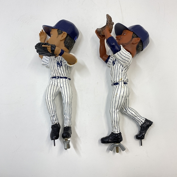 実際に弊社で買取させて頂いたForever Collectibles Legends of the Diamond BOBBLEMATES ニューヨークヤンキース DEREK JETER/GARY SHEFFIELD フィギュアの画像 1枚目