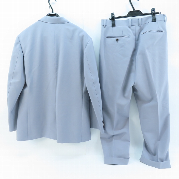 実際に弊社で買取させて頂いたWACKO MARIA/ワコマリア DORMEUIL/ドーメル テーラード ジャケット/パンツ セットアップ ライトパープル L/XLの画像 1枚目