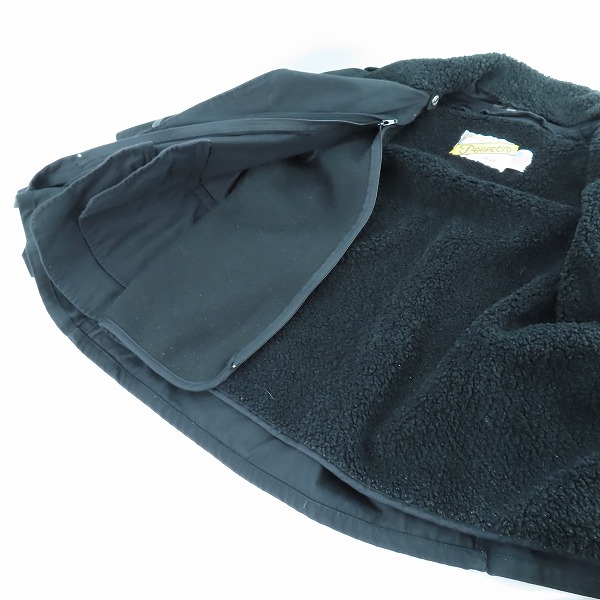 実際に弊社で買取させて頂いたschott×whiz limited/ショット×ウイズリミテッド ボアライナー付き ライダースジャケット M73188 /40の画像 4枚目