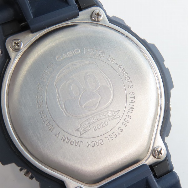 実際に弊社で買取させて頂いたG-SHOCK/Gショック×東京ヤクルトスワローズ つば九郎 腕時計/ウォッチ DW-6900FS の画像 3枚目