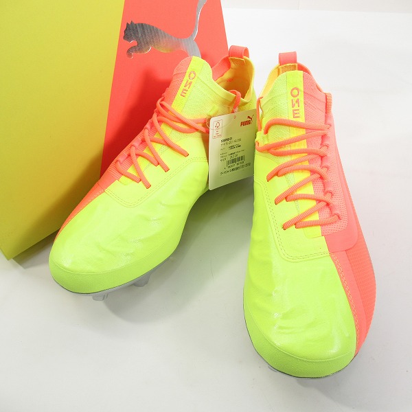実際に弊社で買取させて頂いた【未使用】 PUMA/プーマ プーマ ワン 20.1 HG OSG サッカースパイク 105958-01/26