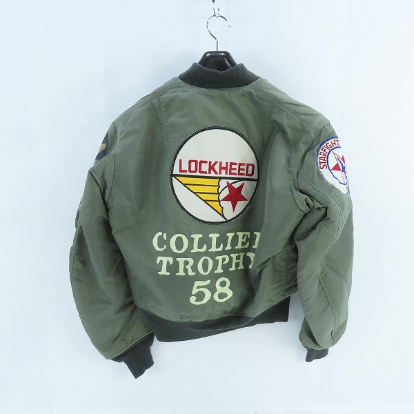 実際に弊社で買取させて頂いたBuzzRickson's/バズリクソンズ スカンクワークス カスタム Type MA-1 フライトジャケット BR10808/Sの画像 1枚目