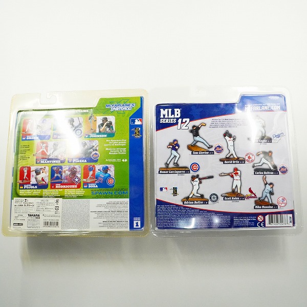 実際に弊社で買取させて頂いた【未開封】McFARLANE TOYS/マクファーレントイズ ロサンゼルス・ドジャース SHAWN GREEN/ADRIAN BELTRE フィギュア 2点セットの画像 1枚目