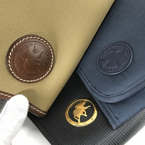 実際に弊社で買取させて頂いた【おまとめ】HUNTING WORLD/ハンティングワールド ミニバッグ/ポーチ 等 の画像 2枚目