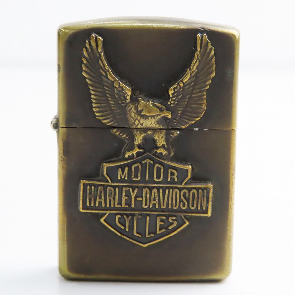 実際に弊社で買取させて頂いたZIPPO/ジッポー HARLEY-DAVIDSON/ハーレーダビッドソン メタル貼り 1992年製