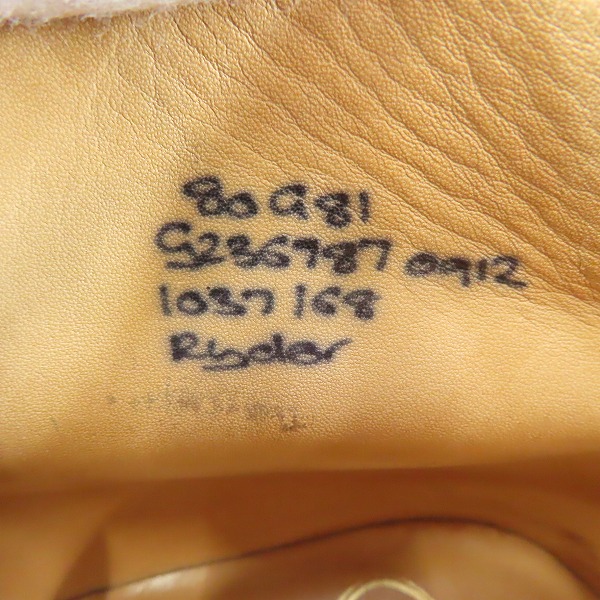 実際に弊社で買取させて頂いたChurch's/チャーチ RYDER/ライダー チャッカブーツ /80Gの画像 5枚目