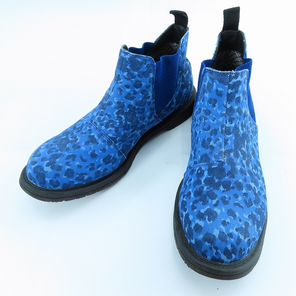 実際に弊社で買取させて頂いたREGAL/リーガル ゴアテックス サイドゴアブーツ ブルー カモフラ/27.0