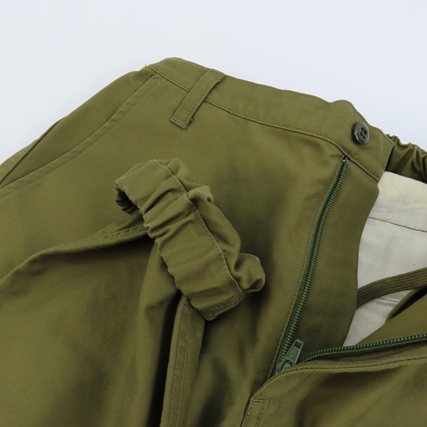 実際に弊社で買取させて頂いたCALEE/キャリー ミリタリー カーゴパンツ カーキ /Lの画像 2枚目