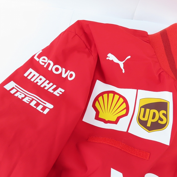 実際に弊社で買取させて頂いたpuma/プーマ フェラーリ Formula1/F1 ジャケット/ブルゾン 604793-01 /Lの画像 9枚目