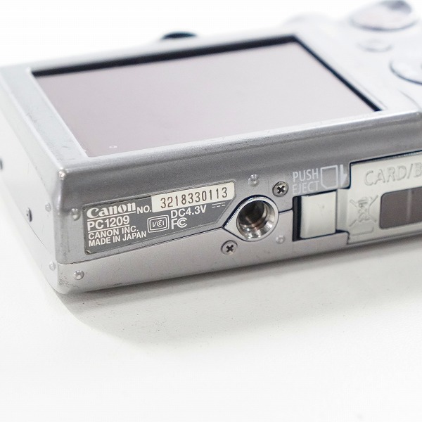 実際に弊社で買取させて頂いたCanon/キャノン IXY DIGITAL 900IS PC1209 コンパクトデジタルカメラ 簡易動作確認済みの画像 6枚目