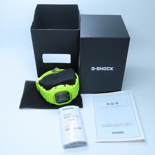 実際に弊社で買取させて頂いた【保証期間内】G-SHOCK/Gショック ビビッドイエロー DW-5600EP-9JFの画像 7枚目