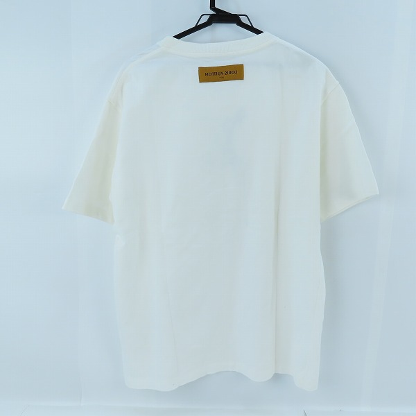 実際に弊社で買取させて頂いた【JPタグ】LOUIS VUITTON/ルイヴィトン 20SS Virgil Abloh LVペンダント エンブロイダリー Tシャツ RM201M JYH HIY12W  XLの画像 1枚目