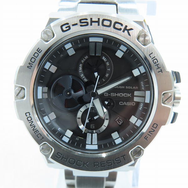 実際に弊社で買取させて頂いたG-SHOCK/Gショック G-STEEL/Gスチール Bluetooth搭載 タフネスクロノグラフ タフソーラー GST-B100D-1AJFの画像 0枚目