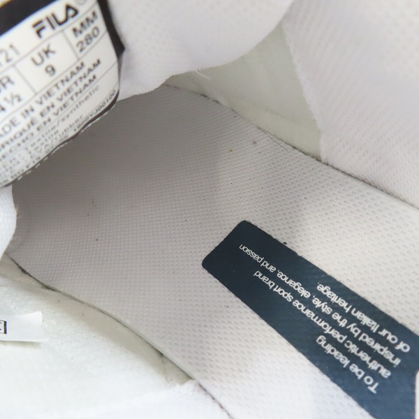 実際に弊社で買取させて頂いたFILA/フィラ　DISRUPTOR2/フィラ ディスラプター2 スニーカー 1FM00864-121/10の画像 6枚目