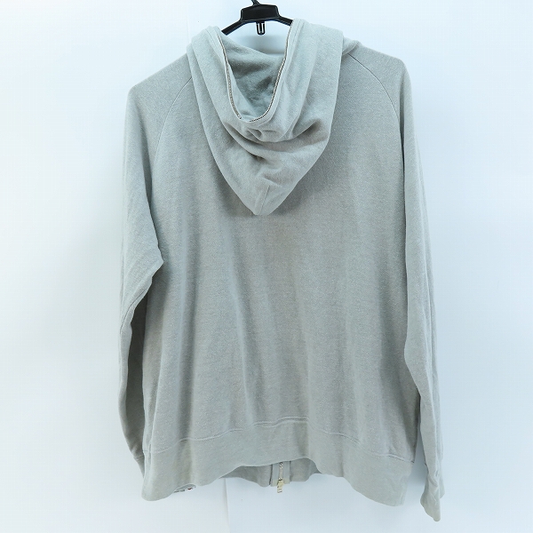 実際に弊社で買取させて頂いたA BATHING APE/アベイシングエイプ  BABY MILO ジップアップ パーカー グレー/Lの画像 1枚目