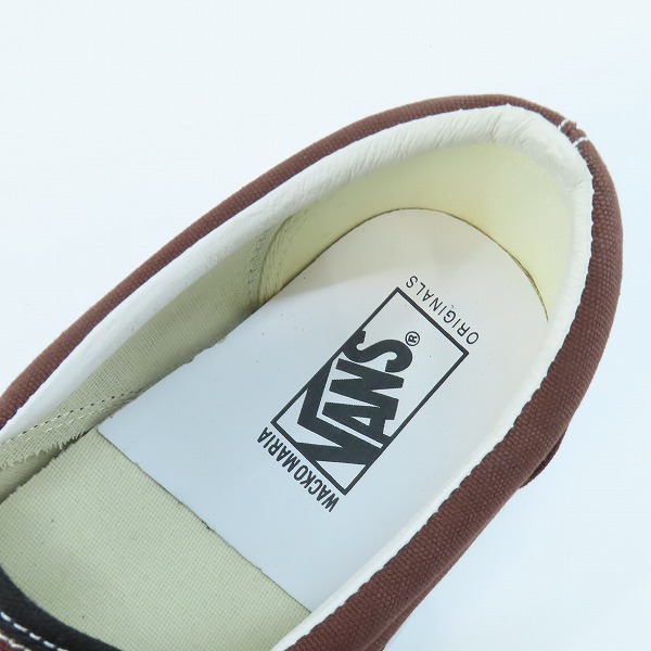 実際に弊社で買取させて頂いたVANS×WACKO MARIA/バンズ×ワコマリア Og Classic Slip-ON/クラシック スリッポン レコード柄/29.5の画像 4枚目