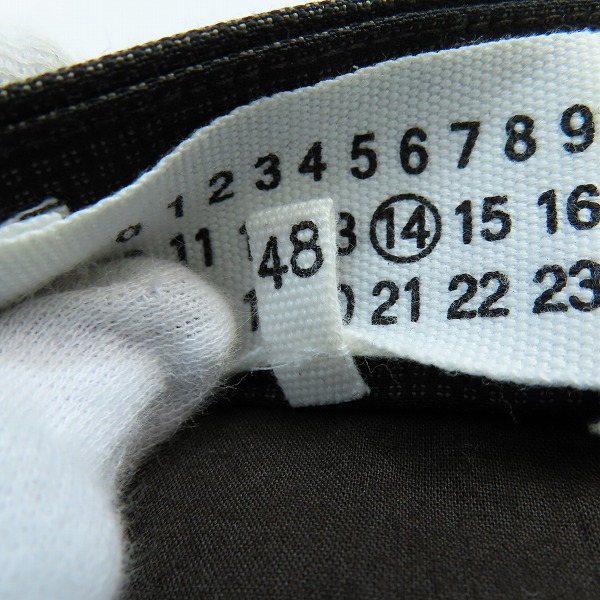 実際に弊社で買取させて頂いたMaison Martin Margiela 14/メゾンマルタンマルジェラ 13AW ストレートチノスラックスパンツ S50KA0262/48の画像 4枚目
