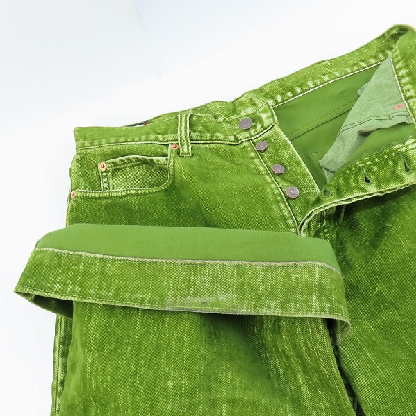 実際に弊社で買取させて頂いたGUCCI/グッチ ボタンフライベロアロングパンツ 594931 XDAXK/36の画像 7枚目