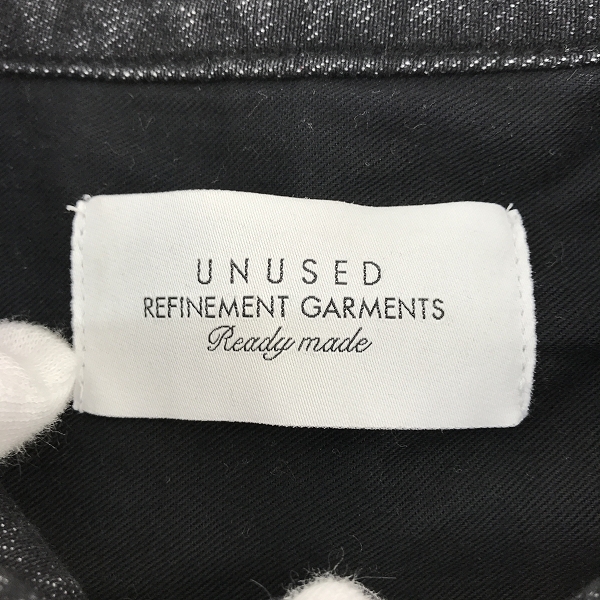 実際に弊社で買取させて頂いたUNUSED/アンユーズド カットオフデザイン デニムベスト/4の画像 2枚目