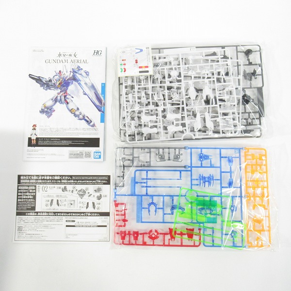 実際に弊社で買取させて頂いた【未組立】一番くじ 機動戦士ガンダム ガンプラ 2023 HG ガンダムエアリアル/ダブルオーダイバー ソリッドクリア 2点セットの画像 1枚目